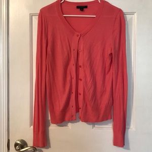 Super comfy coral cardigan
